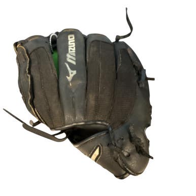 Used Mizuno POWER CLOSE BB/SB Glove LH Throw Black 10 1/2" 11479-S000406908