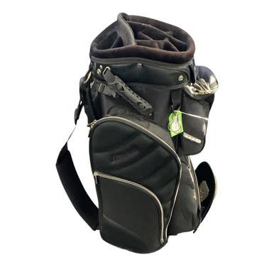 Used Mizuno OMEGA II Mens Cart Bag Black 11479-S000406891