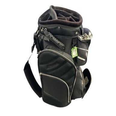 Used Mizuno OMEGA II Mens Cart Bag Black 11479-S000406891
