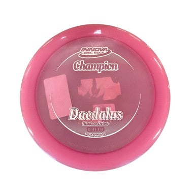Used Innova CHAMPION DAEDALUS Disc Golf Driver Pink 11479-S000406829