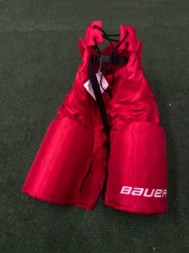 Red Senior XL Bauer Nexus Lite Hockey Pants Pro Stock (New)
