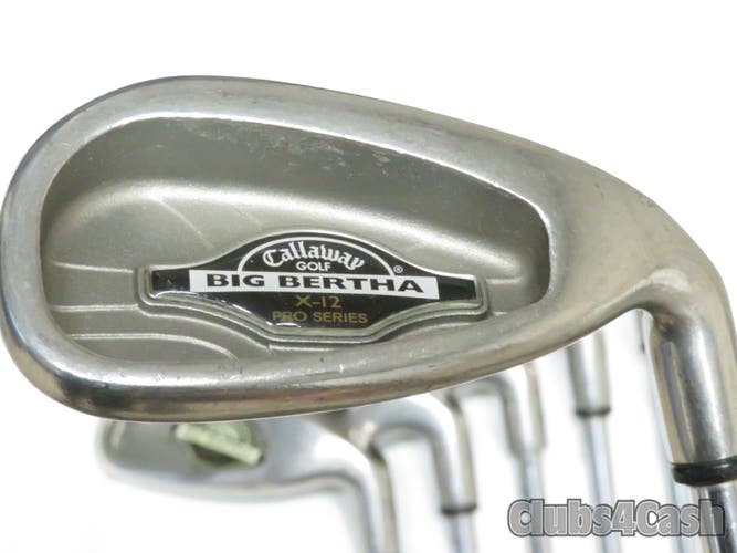 Callaway Big Bertha X-12 Pro Series Irons Constant Weight Rifle Stiff 5-P
