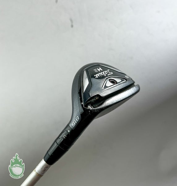 Used RH Titleist 816 H2 Hybrid 19* Motore Speeder Stiff Flex Graphite Golf Club