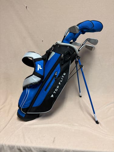 Junior Top Flite Junior Right Handed Clubs (Full Set) Regular Flex 6 Pieces (Used)