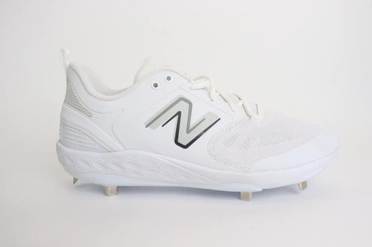 New Balance Fresh Foam Cleats X 3000 V6 Metal White SIZE Men's 16 Women's 17.5