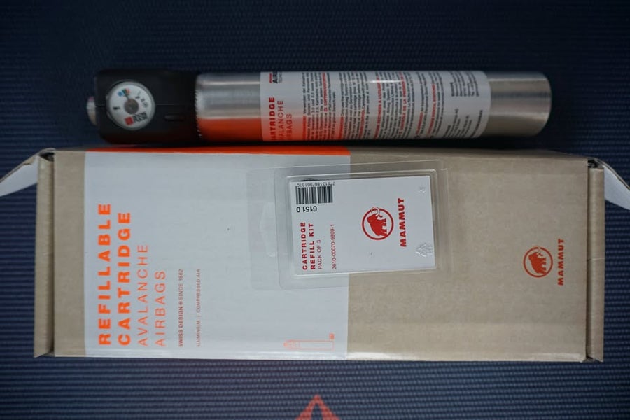 NEW Mammut Cartridge Refillable 207 Bar, Alu for Mammut or Snopulse Avalanche Backpacks