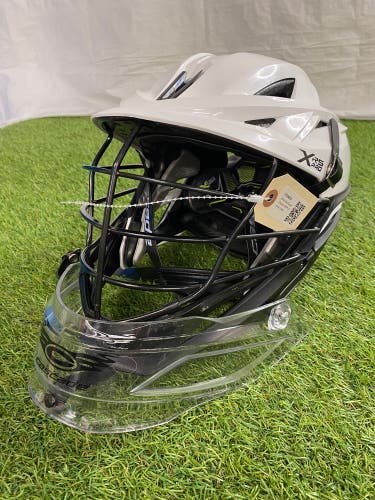 White Adult Goalie Cascade XRS Pro Helmet (Used)
