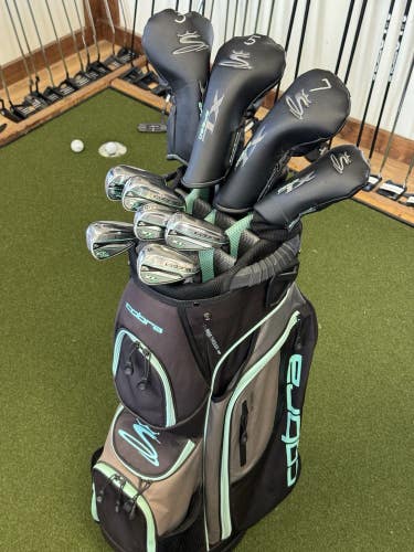 Cobra Ladies Fly Xl Speed 11pc Golf Set and Golf Bag No Driver, No Putter