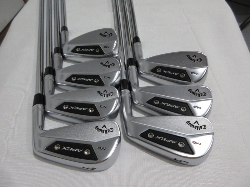 Callaway 2024 Apex MB Forged Iron Set - 4-PW- DG Ti S400 Stiff Flex Steel - MINT