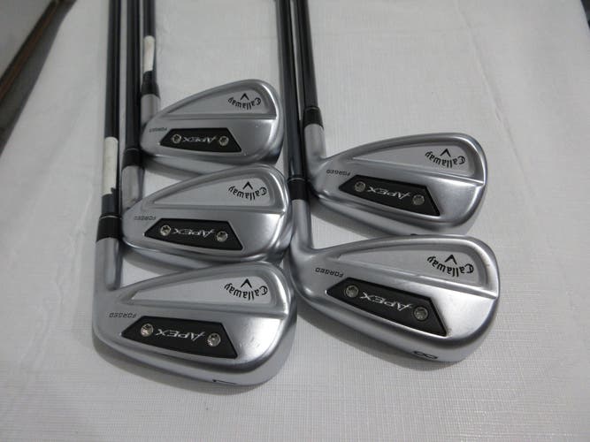 Callaway Apex Ai300 Iron Set - 7-PW, AW - Mamiya Senior Graphite - NEAR MINT
