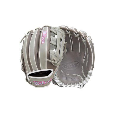 New Wilson A1000 DW5 BB/SB Glove RH Throw Grey 12" 11347-WILWBW10396012