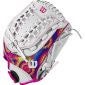 New Wilson FLASH RH Throw Fastpitch Gloves None 12" 11347-WILWBW10398712