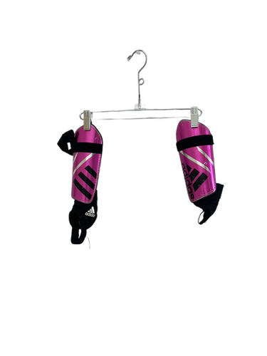 Used Adidas Soccer Shin Guards Adult Pink MD 11692-S000141107