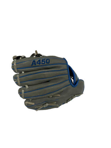 Used Wilson A450 BB/SB Glove RH Throw Grey 10 3/4" 11692-S000141120