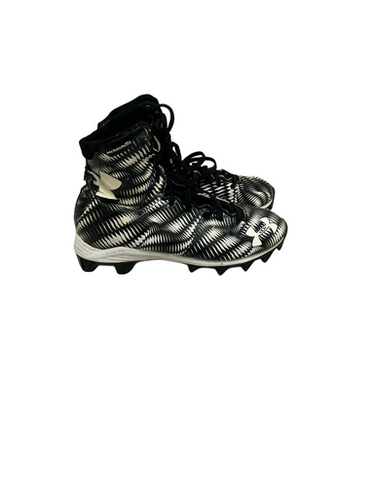 Used Under Armour HIGHLIGHT Jr FB Cleats Black Junior 06.5 11692-S000142624