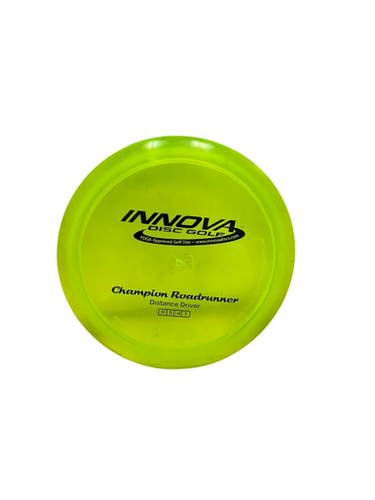 Used Innova CHAMPION ROADRUNNER Disc Golf Driver Neon Green 167g 11692-S000142661