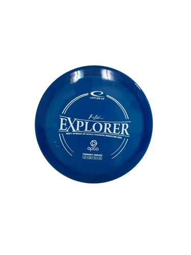 Used Latitude 64 OPTO EXPLORER Disc Golf Driver Royal Blue 170g 11692-S000142668