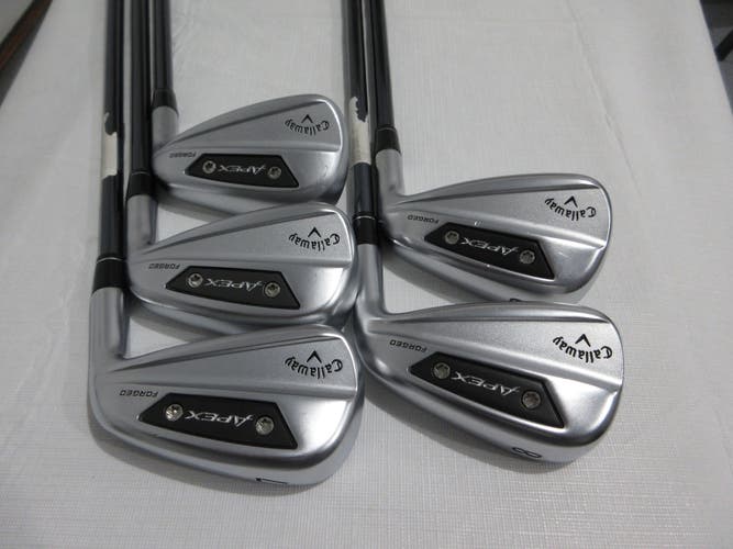 Callaway Apex Ai200 Iron Set - 7-PW, AW - Mamiya Senior Graphite - NEAR MINT
