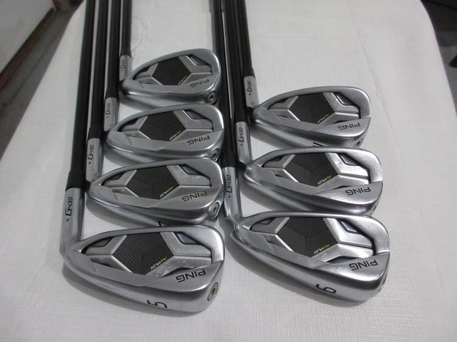 Ping G430 Iron Set - 5-PW, UW - Stiff Flex Graphite - Green Dot