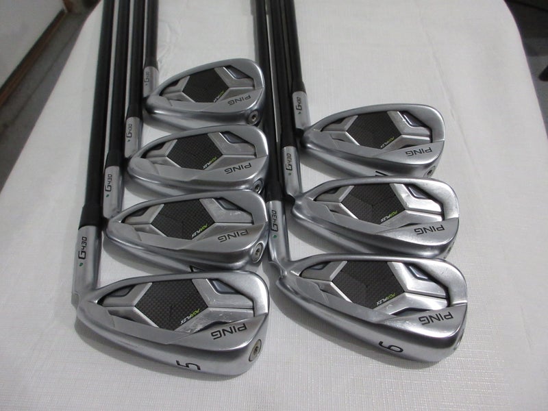 Ping G430 Iron Set - 5-PW, UW - Stiff Flex Graphite - Green Dot