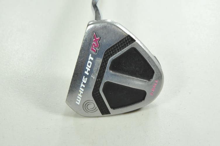 Odyssey White Hot RX 2-Ball V-Line Ladies 33" Putter Right Steel # 204597