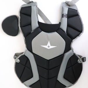 ALL STAR New Intermediate 12-16 CPCCADV1216 Catcher's Chest Protector Black Gray