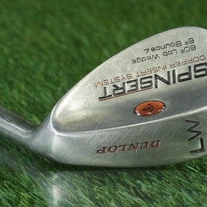 DUNLOP SPINSERT 60 6 LOB WEDGE "LW" COPPER INSERT SYSTEM STAINLESS STEEL RH