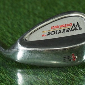WARRIOR CUSTOM GOLF 60 LOB WEDGE "LW" STEEL SHAFT RH W/ NEW GRIP ~ LOOK!!