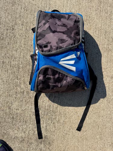 EASTON E110BP Softball/Baseball Bag Blue/Black Camo (Used)