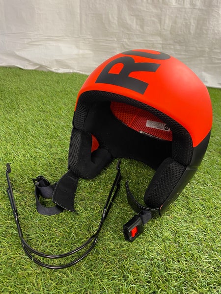 Rossignol Hero 9 Impact Helmet With Chin Guard (Used) FIS Legal Size: 56