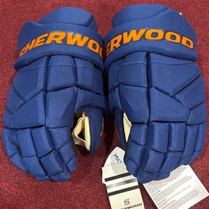 Edmonton Oilers Sher-Wood Rekker Morph 1 pro Gloves 14" (New) Item#EDO