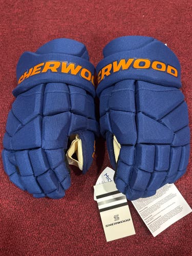 Edmonton Oilers Sher-Wood Rekker Morph 1 pro Gloves 14" (New) Item#EDO