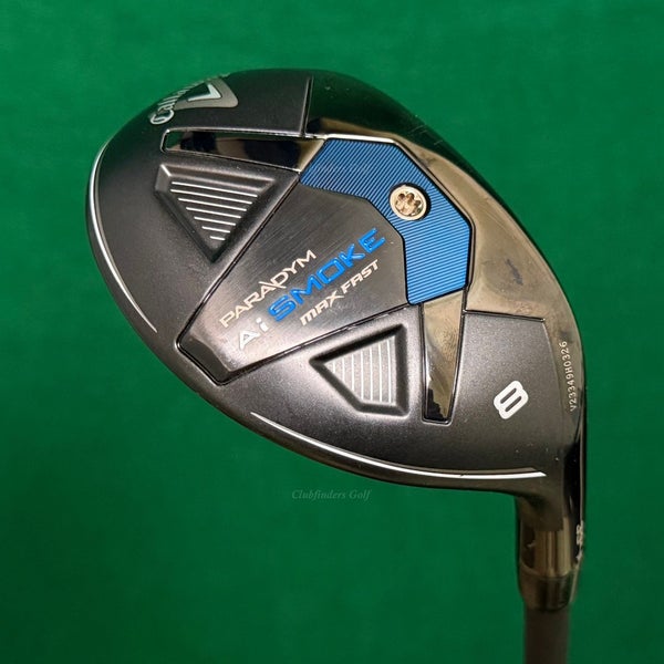 Callaway Paradym Ai Smoke Max Fast 33* 8 Hybrid Cypher Fifty 5.0 Seniors w/HC