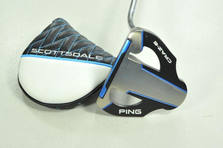 Ping Scottsdale Craz-E 2025 37" Putter RH Straight Steel with Head Cover #204676