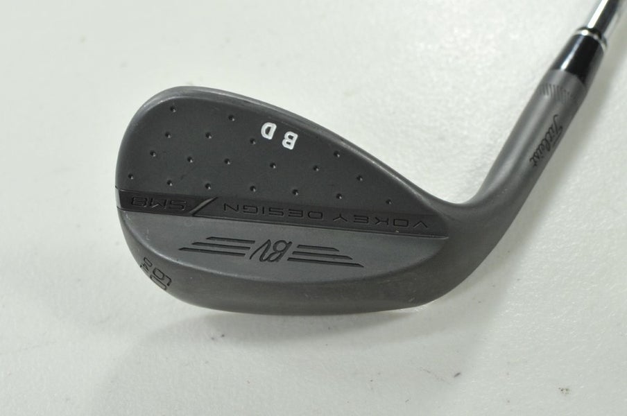 LEFT HANDED Titleist Vokey SM8 Jet Black 60*-04L Wedge KBS Tour Steel #204219