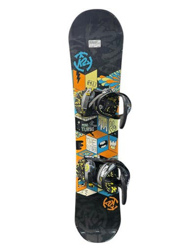 Used K2 MINI TURBO Boys Board/Binding Black And Orange 120 cm 11835-S000199717