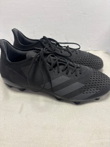 Black Unisex Size M 7.5 (W 8.5) Adidas Predator Accuracy Cleats (Used)