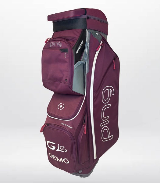 Ping Traverse Cart Bag (Garnet/Heather Grey/Magenta, 14-way) G LE2 Demo 2022