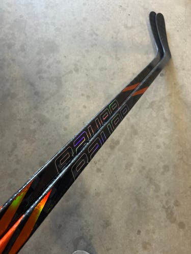2 PACK P90TM 87 Flex Senior Bauer Nexus Tracer Left Hand Hockey Stick Pro Stock (New)