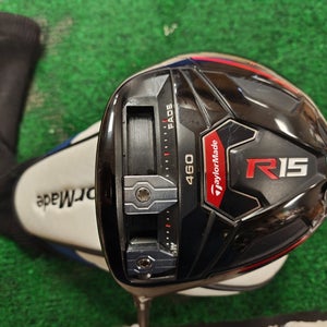 Taylormade R15 460 Black 9.5 Degree Driver Regular Flex Left Handed LH w HC