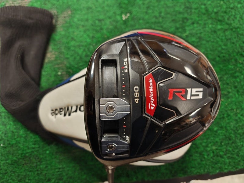 Taylormade R15 460 Black 9.5 Degree Driver Regular Flex Left Handed LH w HC