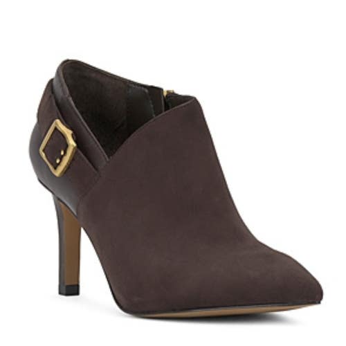 Vince Camuto Kreitha Boots Women's US 9 Root Beer Leather Ankle Bootie TZP182
