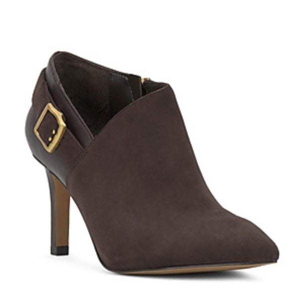 Vince Camuto Kreitha Boots Women's US 9 Root Beer Leather Ankle Bootie TZP182
