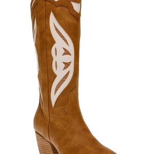Dv Dolce Vita Keiley Women's US 10 Tan Brown Pointed Toe Cowboy Boots TZP166