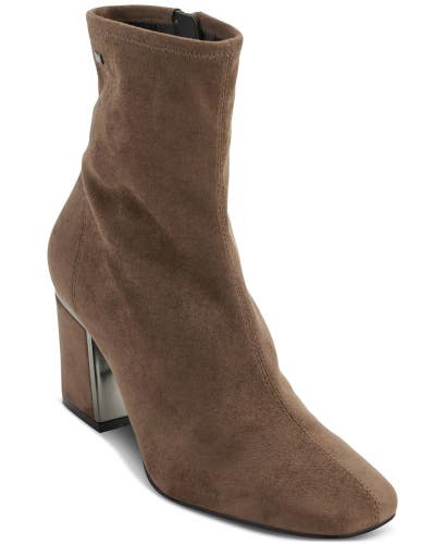 Dkny Cavale K3361296 Boots Womens US 9.5 Mushroom Square Toe Ankle Bootie TZP200