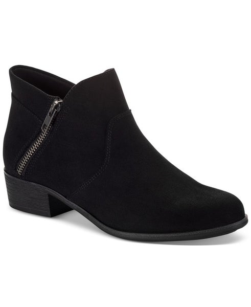Sun + Stone Adelinee 10017857800 Women's US 5.5 Black Micro Ankle Bootie TZP178