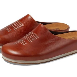 SAS Hinny 3853-195 Flat Women's US 9.5 Chestnut Leather Slip-On Mule TZP205