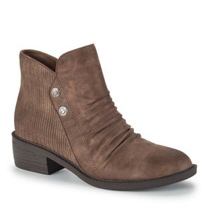 Baretraps Stevie Boots Women's US 7.5 Beige Faux Leather Ankle Bootie TZP171