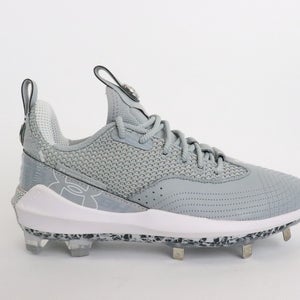 Under Armour Harper 7 Low ST Baseball Cleats 325582-101 | Men's Size 12 | Gray