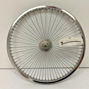 F&R Company USA Chromed Steel 20" Lowrider Bicycle Bolt-On Rear Wheel NEW LOOK